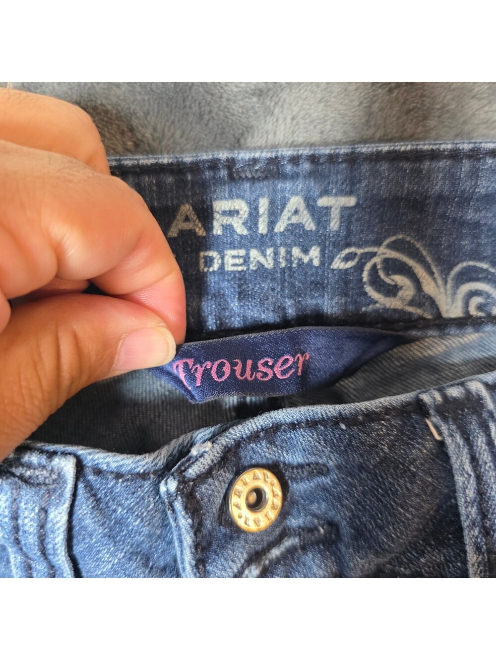 ARIAT Women's Trousers, Ella Bluebell, Style 10018360. SZ 29L - Picture 5 of 9